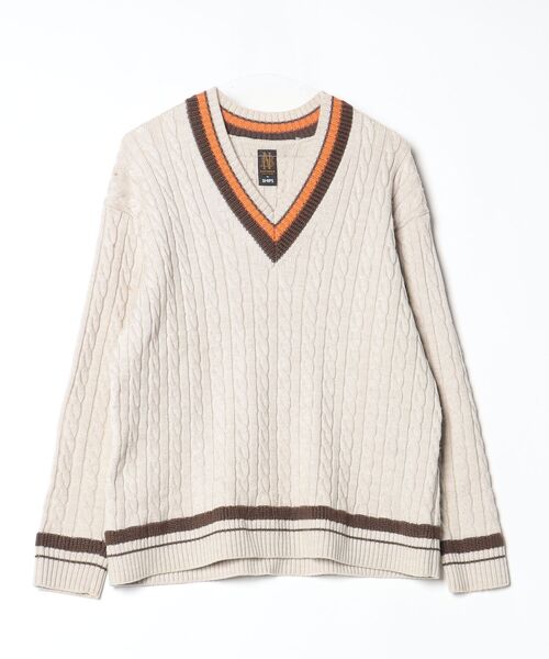 BATONER（バトナー） 長袖ニット「SHIPSコラボ」 LARGE ベージュ