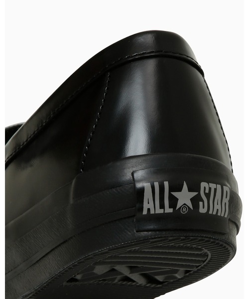 ALL STAR 「CONVERSE STAR」 ローファー 7.5 ブラック×ホワイト メンズ