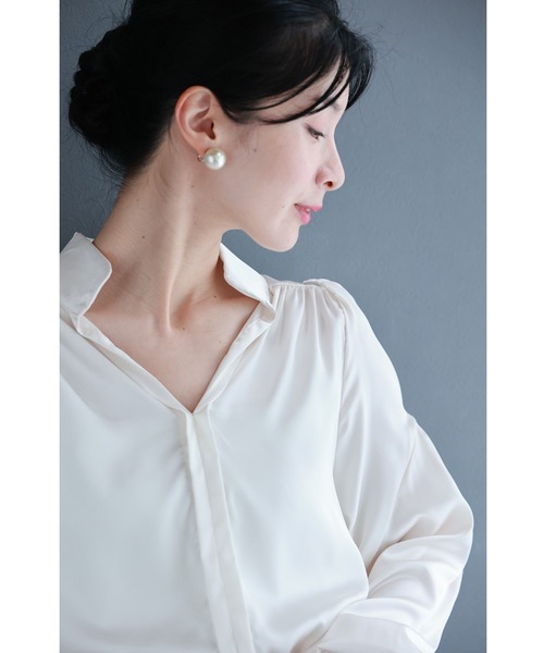 「CAWAII」 長袖ブラウス FREE ホワイト レディース_画像4