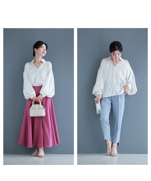 「CAWAII」 長袖ブラウス FREE ホワイト レディース_画像9