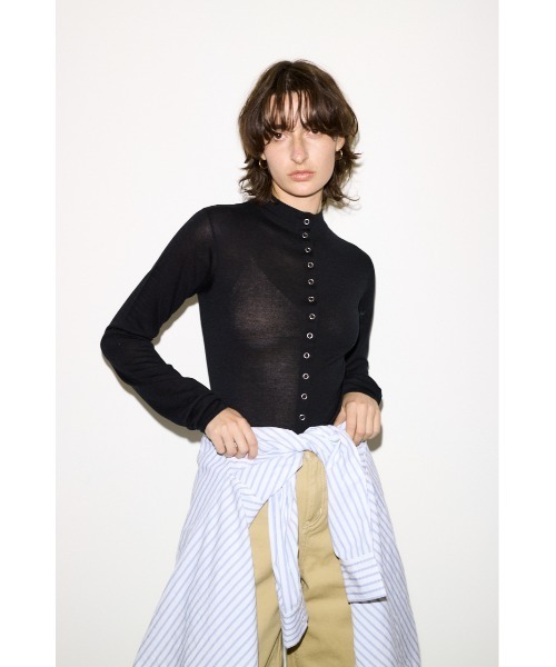 sly RING BUTTONS トップス THROW by SLY tシャツ RING BUTTONS TOPS リングボタンズトップス 夏服