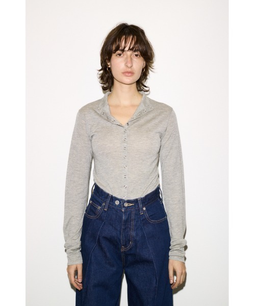 THROW by SLY tシャツ RING BUTTONS TOPS リングボタンズトップス 夏服