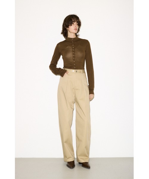 トップス Theredthread S ring curve tops THEREDTHREAD / ザレッドスレッド】S ring curve tops