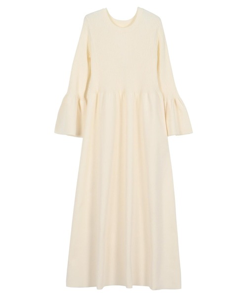 「KOBE LETTUCE」 ニットワンピース M アイボリー レディース_画像7