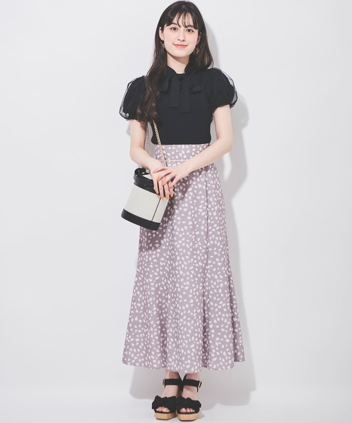 「31 Sons de mode」 半袖ニット 36 ブラック レディース_画像5