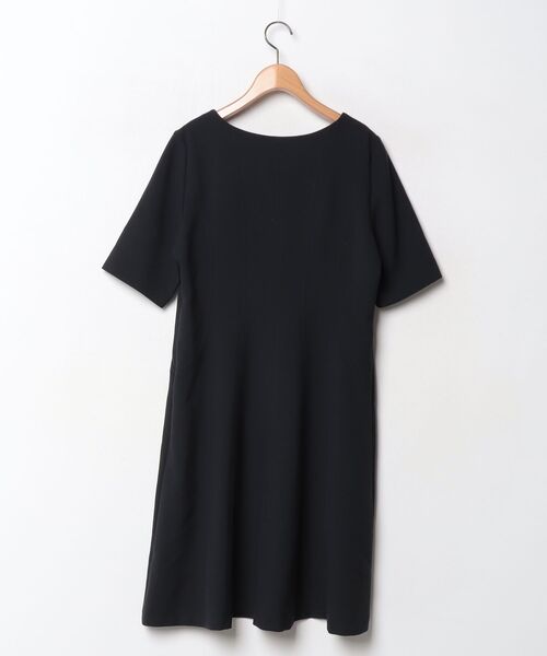 「Rose Tiara」 半袖ワンピース 42 ブラック レディース_画像2