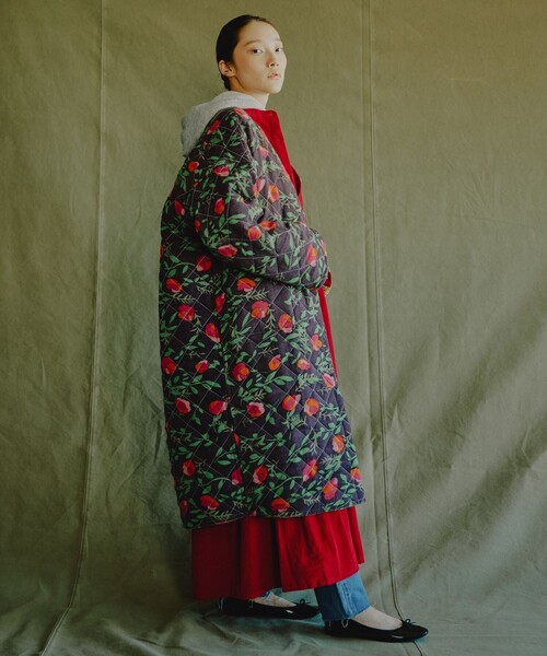 「Freada」 長袖ワンピース ONE SIZE ナチュラル レディース_画像4