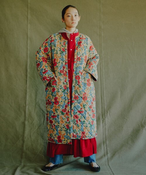 「Freada」 長袖ワンピース ONE SIZE ナチュラル レディース_画像7