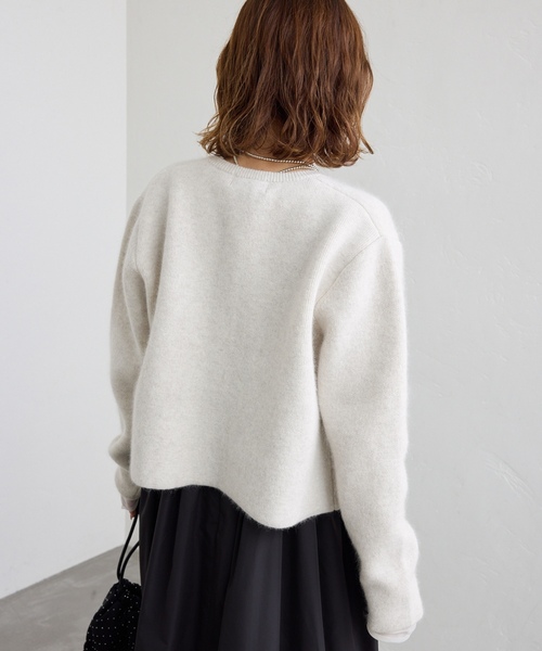 「SLOBE IENA」 ニットカーディガン FREE ピンク系その他 レディース_画像7