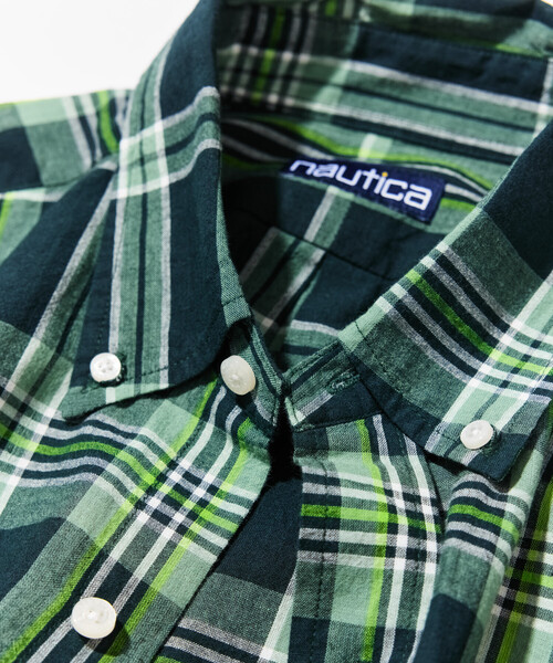 NAUTICA（ノーティカ） シャツ ビッグシルエット マドラスチェック BD