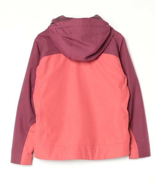 「patagonia」 ワンポイントマウンテンパーカー S レッド レディースの画像