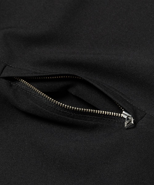 meanswhile（ミーンズワイル） シャツ Half-zip Pullover SH メンズ
