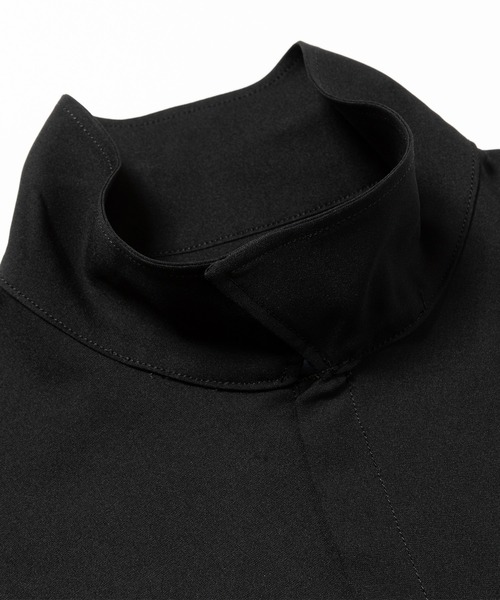 meanswhile（ミーンズワイル） シャツ Half-zip Pullover SH メンズ