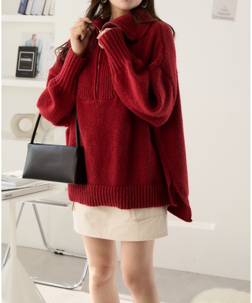 「Ada.」 長袖ニット FREE グレー レディース_画像9