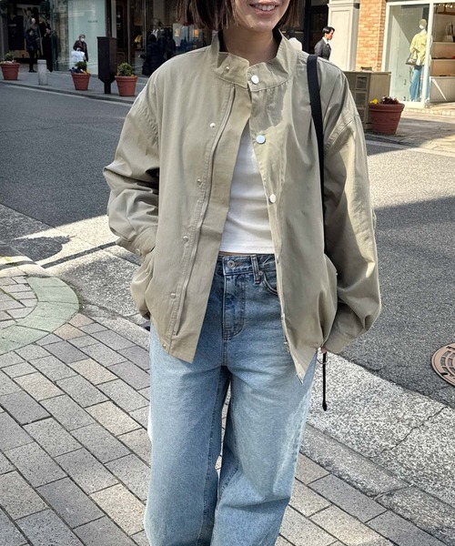 新品 タグ付き El mar エルマール コットンスタンドカラーブルゾン CANAL JEAN（キャナルジーン）の「El mar(エルマール) コットン