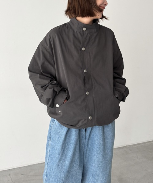 新品 タグ付き El mar エルマール コットンスタンドカラーブルゾン CANAL JEAN（キャナルジーン）の「El mar(エルマール) コットン