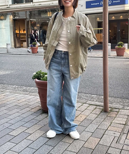 新品 タグ付き El mar エルマール コットンスタンドカラーブルゾン CANAL JEAN（キャナルジーン）の「El mar(エルマール) コットン