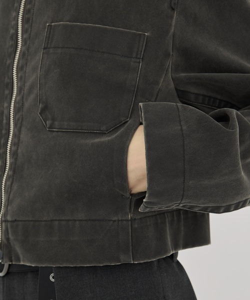 新作 STUDIOUS/ステュディオス スウェードショートジャケット STUDIOUS（ステュディオス）の「【STUDIOUS/ステュディオス】Suede