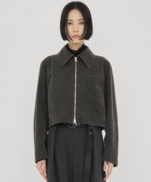 新作 STUDIOUS/ステュディオス スウェードショートジャケット STUDIOUS（ステュディオス）の「【STUDIOUS/ステュディオス】Suede