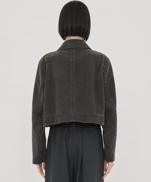 新作 STUDIOUS/ステュディオス スウェードショートジャケット STUDIOUS（ステュディオス）の「【STUDIOUS/ステュディオス】Suede