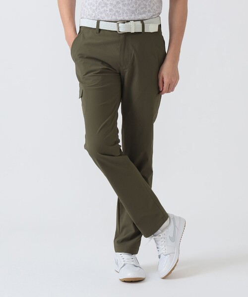 BEAMS GOLF ロゴジップポケットパンツ　XL カーキ BEAMS GOLF（ビームス ゴルフ） カーゴパンツ PURPLE LABEL
