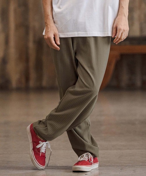 CAMBIO（カンビオ） パンツ mp14680-Seersucker Balloon Pants