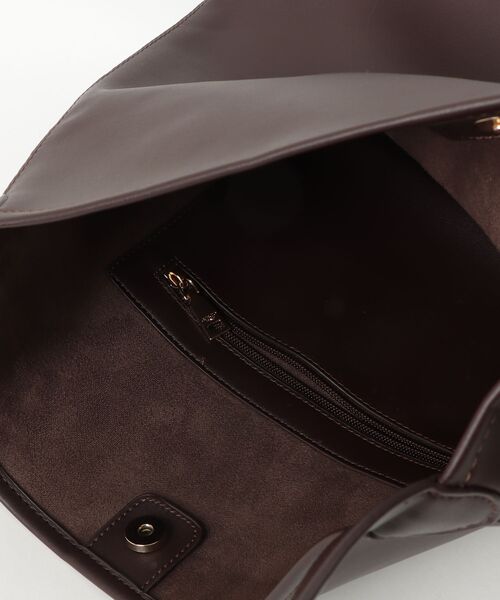 「GUSCIO」 トートバッグ FREE ダークブラウン レディース_画像4