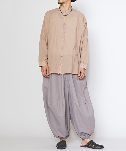 「チャイハネ」 長袖シャツ FREE ブラック メンズ_画像5