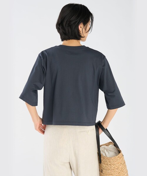 tシャツ ロゴ コットン 5分袖 Tシャツ ”Yoko レディースの画像
