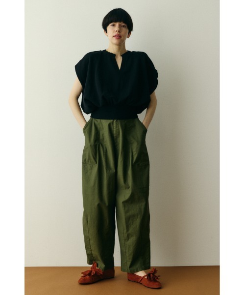 パンツ Round form baker pants　　ラウンドフォルムベイカーパンツ レディース