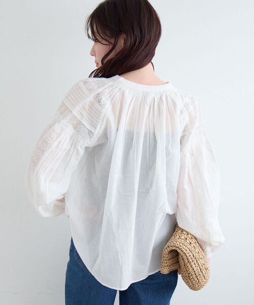 le.coeur blanc（ルクールブラン） ブラウス シャツ Fanakaコットン