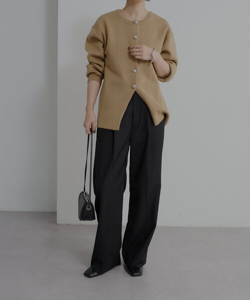 「Omekashi」 パンツ 38 グレー レディース_画像7