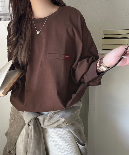 「Java」 半袖Tシャツ MEDIUM ベージュ レディース_画像4