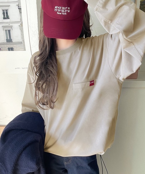 「Java」 半袖Tシャツ MEDIUM ベージュ レディース_画像5