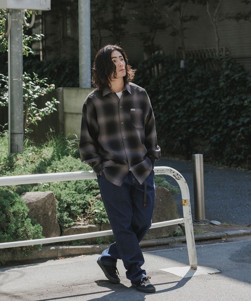 「Gramicci」 デニムパンツ S ライトブルー メンズの画像