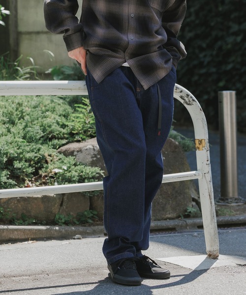 「Gramicci」 デニムパンツ S ライトブルー メンズの画像
