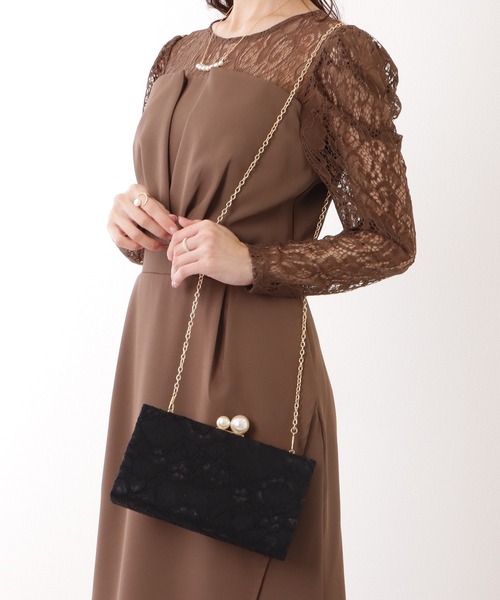 「Lace Ladies」 クラッチバッグ FREE アイボリー レディース_画像8