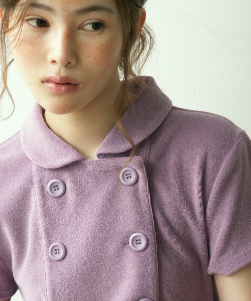 igi オールインワン BABY DOUBLE FRONT ROMPER / パイルダブルフロント