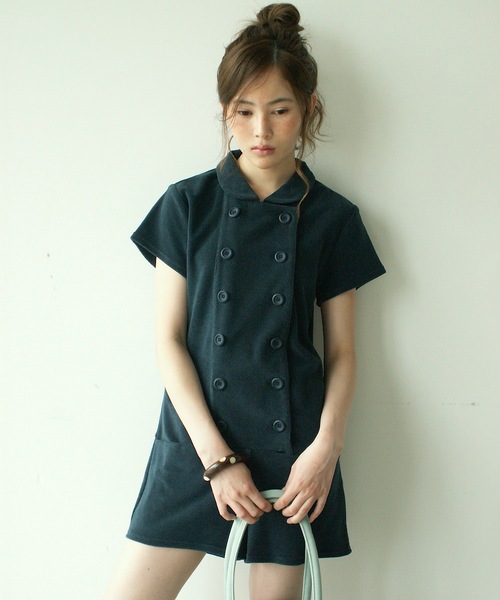 igi オールインワン BABY DOUBLE FRONT ROMPER / パイルダブルフロント