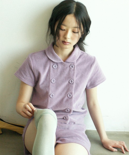 igi オールインワン BABY DOUBLE FRONT ROMPER / パイルダブルフロント