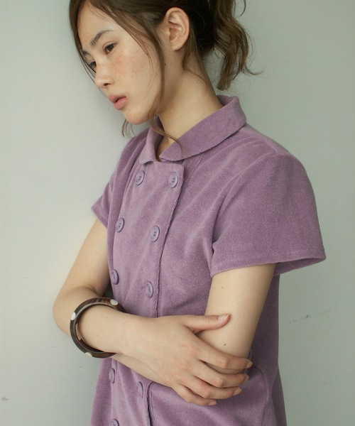igi オールインワン BABY DOUBLE FRONT ROMPER / パイルダブルフロント igi オールインワン BABY DOUBLE FRONT ROMPER / パイルダブルフロント
