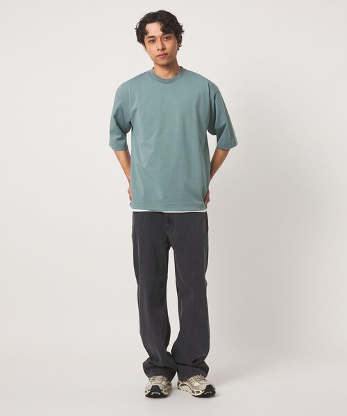 A DAY IN THE LIFE tシャツ クリア ポンチ リラックス 5分袖