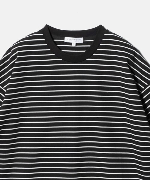 A DAY IN THE LIFE tシャツ クリア ポンチ リラックス 5分袖