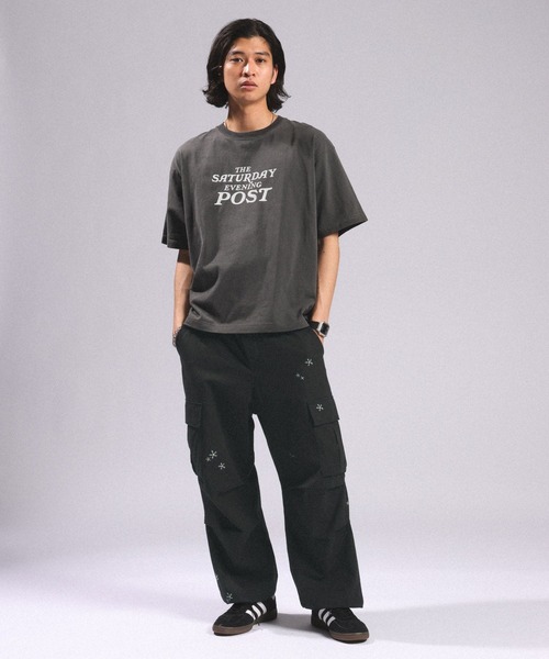 RAGEBLUE（レイジブルー） ワイドパンツ カーゴパンツ Cotton Linen