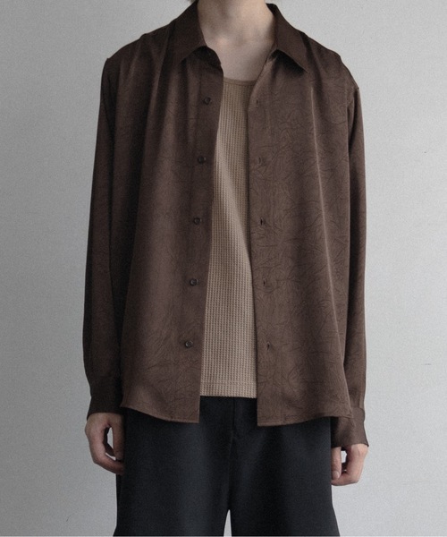 「Casper John」 長袖シャツ X-SMALL パープル メンズ_画像2