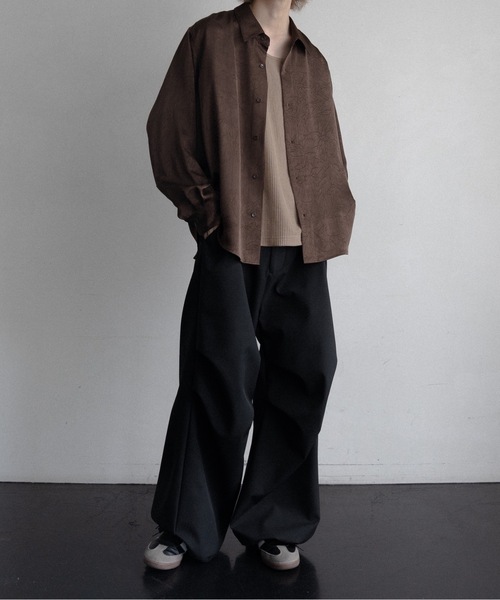 「Casper John」 長袖シャツ X-SMALL パープル メンズ_画像3