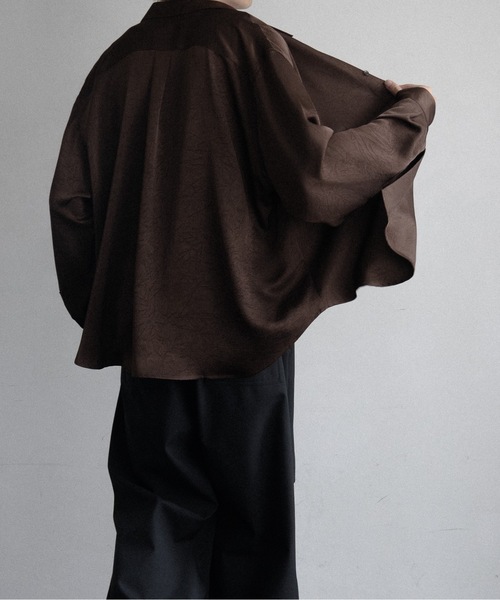 「Casper John」 長袖シャツ X-SMALL パープル メンズ_画像4