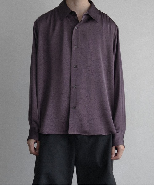 「Casper John」 長袖シャツ X-SMALL パープル メンズ_画像9