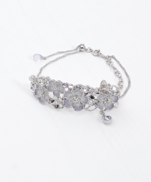 レディースアンクレット axes femme（アクシーズ ファム） ブレスレット ネモフィラモチーフ
