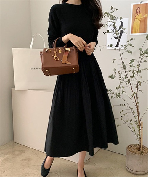 「MAISON DE THERESE」 ドッキングワンピース FREE ブラック レディース_画像2